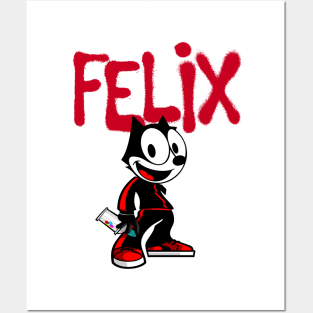 FELIX GRAFFITI - 4 light tees Posters and Art